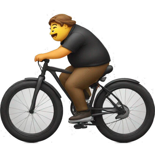 fatty on bike  emoji