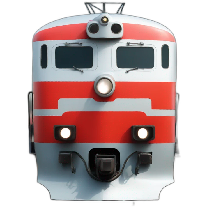 russian train, frontal view emoji