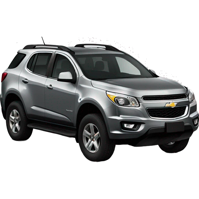 Dark silver chevy trailblazer activ emoji