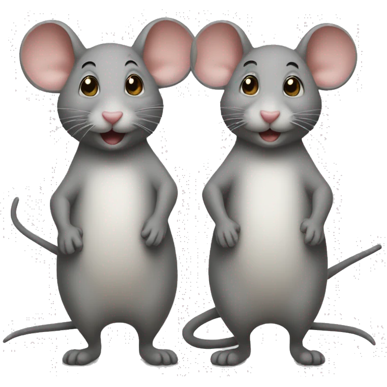 Two mouses emoji
