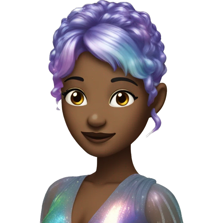 Iridescent fairy with sparkles ￼ emoji