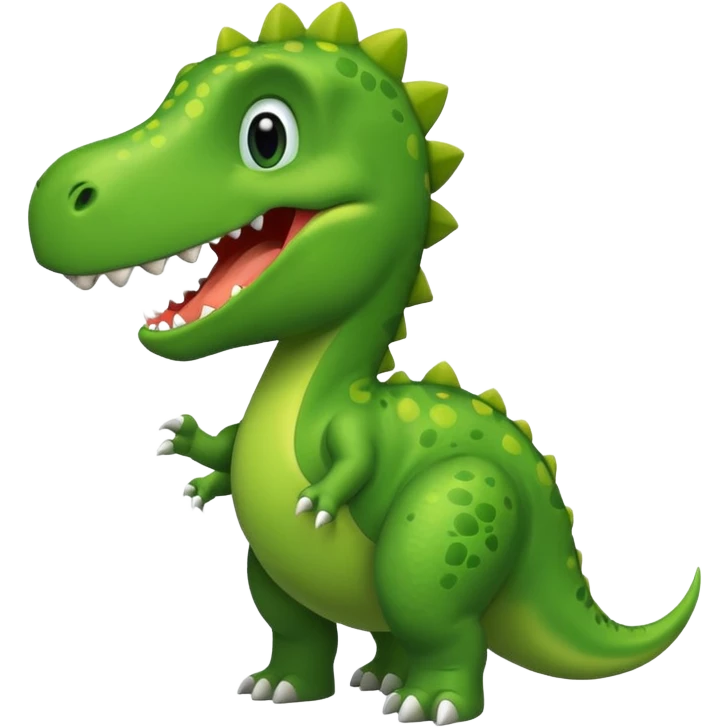 Dinosaur saying I love you emoji