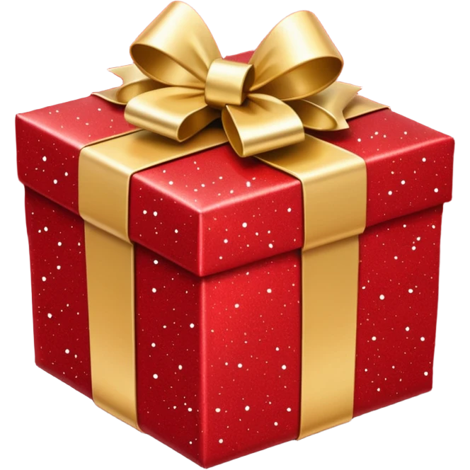 sparkly gift box emoji