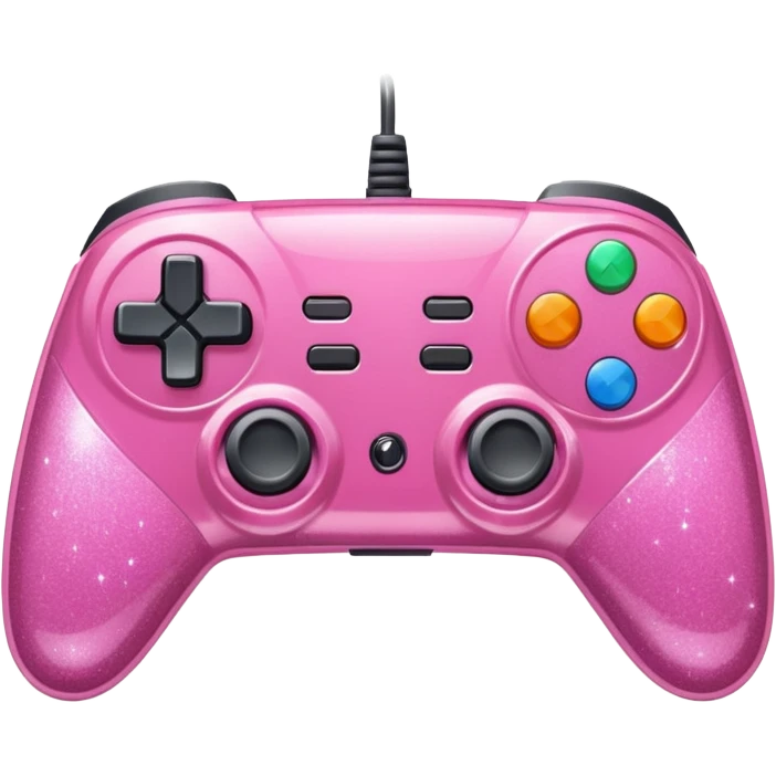 glitter pink control game emoji