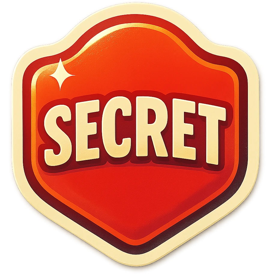 secret badge emoji