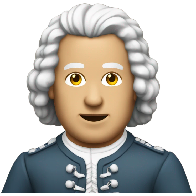 Bach akimbo  emoji