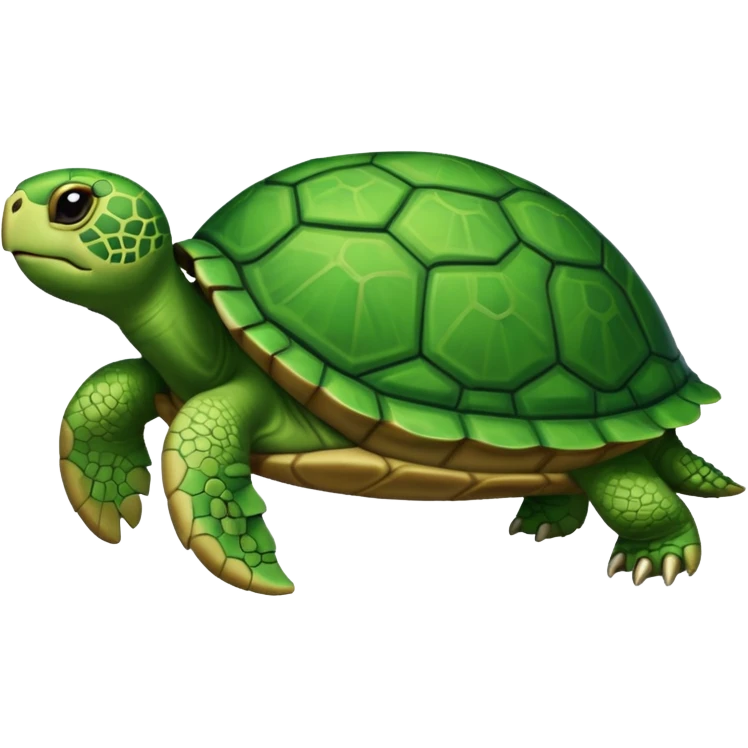 Une tortue avec un très très long cou emoji