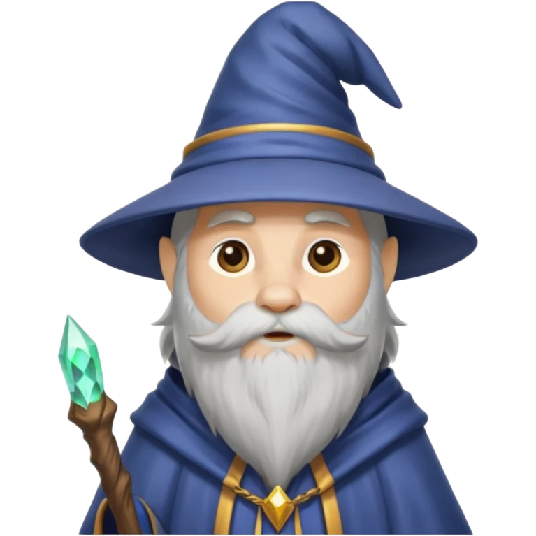 a wizard wolf emoji