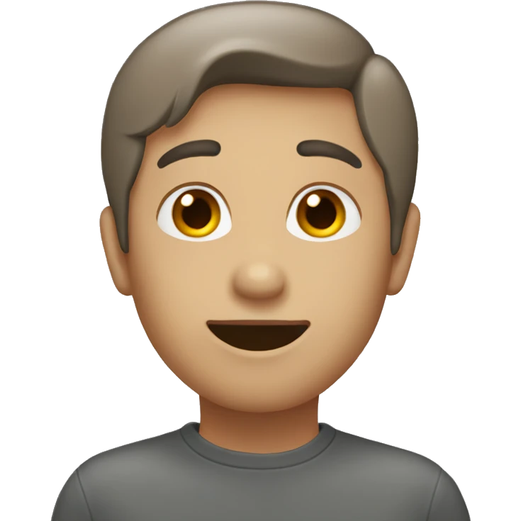Grayish brown heart emoji