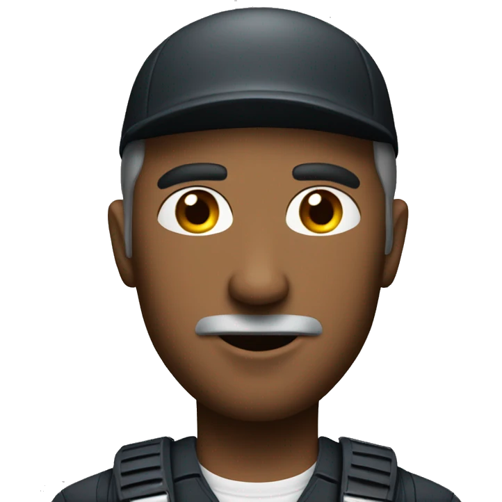 shor security engeneer man emoji