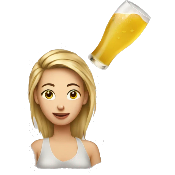 tipsy girl emoji