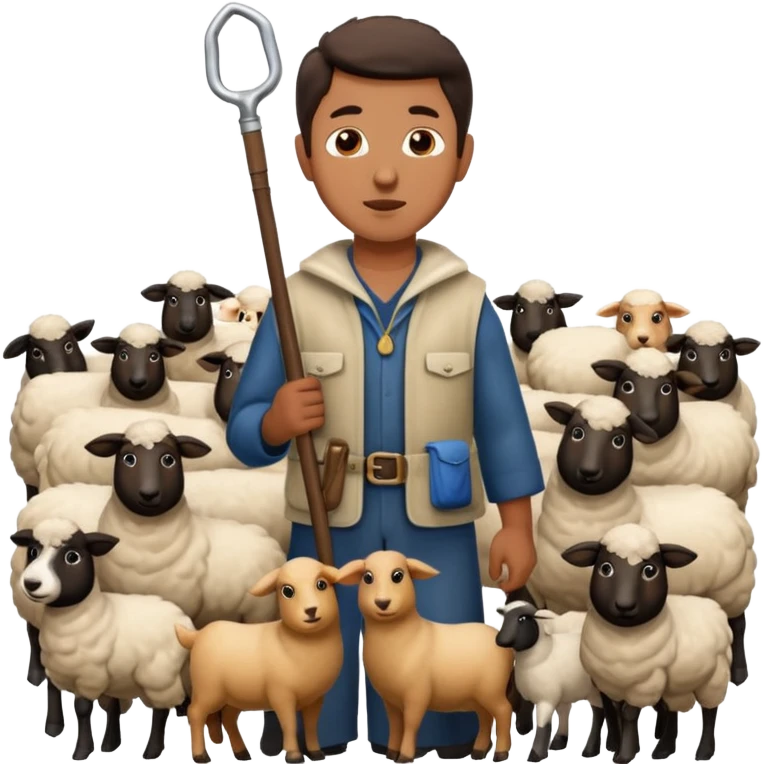 Structure et gouvernance, un berger qui guide son troupeau  emoji