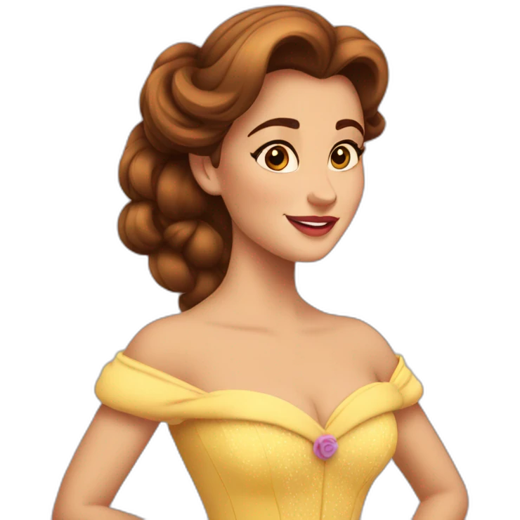 Belle Disney emoji
