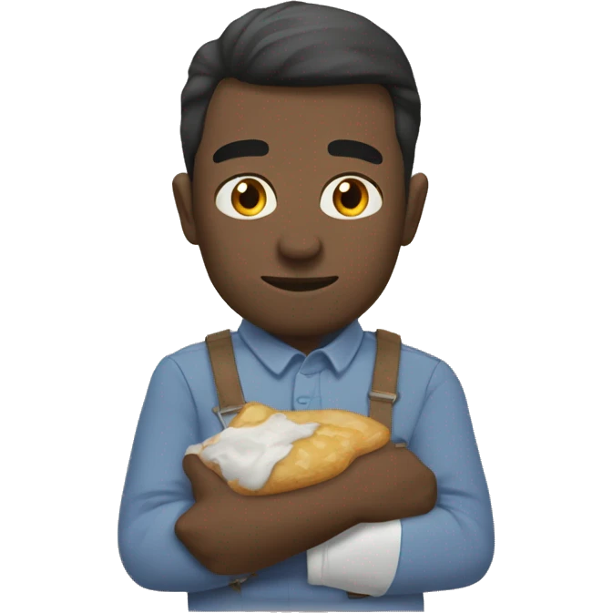 Собака в шляпе emoji