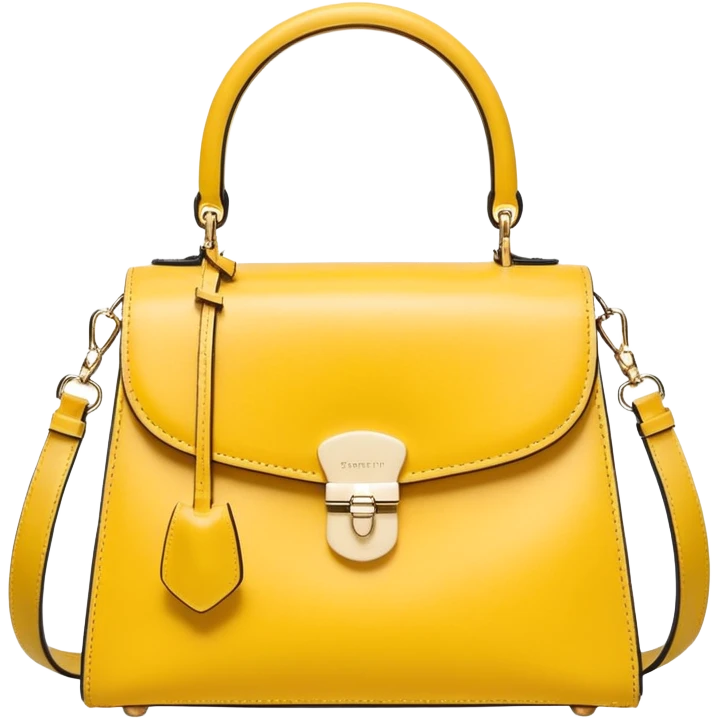 christy ng butter yellow bag  emoji