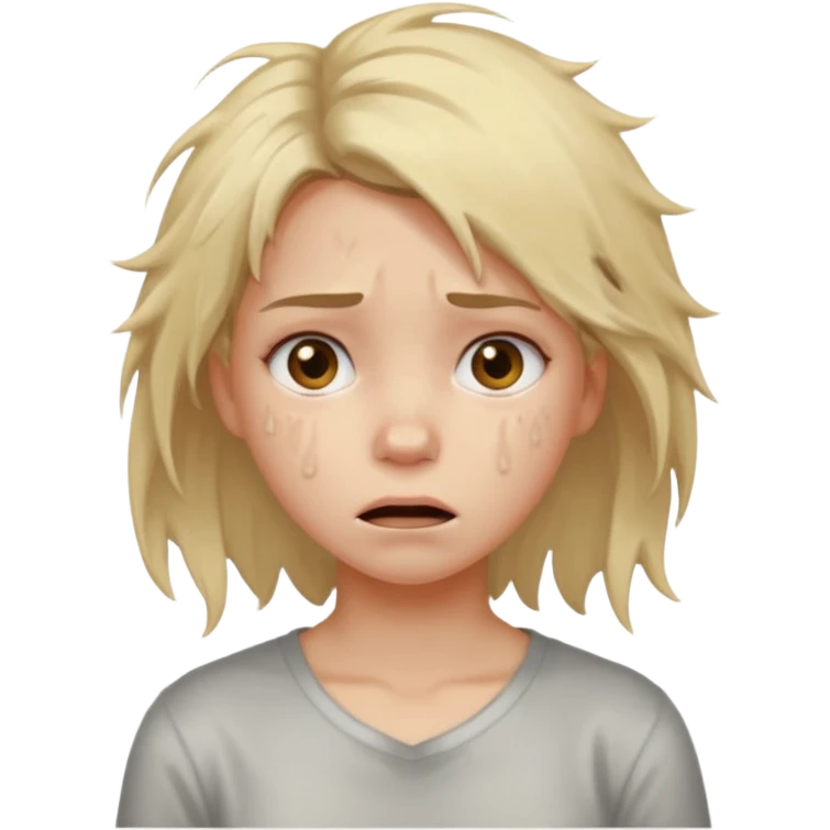 gross and sweaty girl emoji