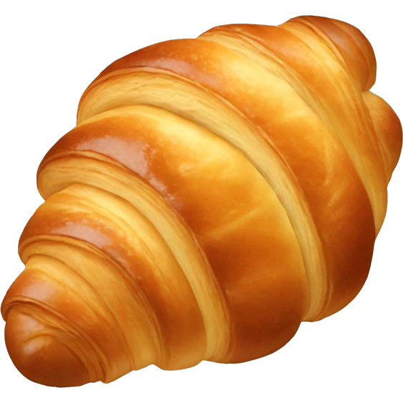 Plain croissant emoji