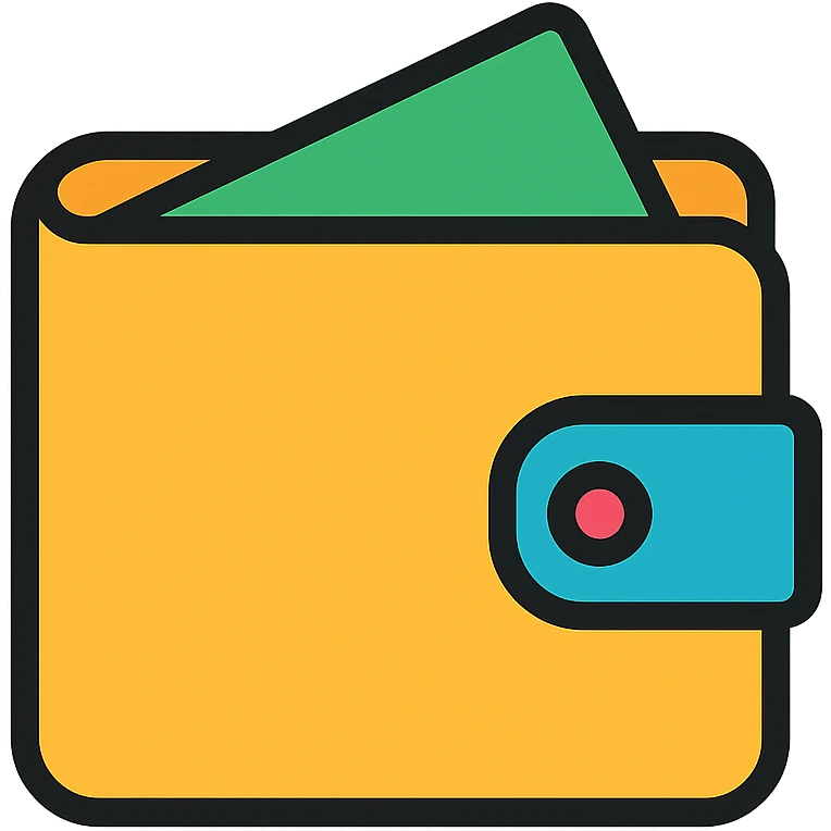colored wallet icon emoji
