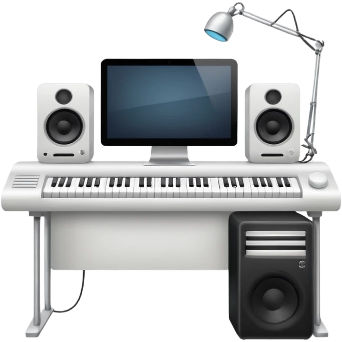 a music studio minimalist apple app emoji