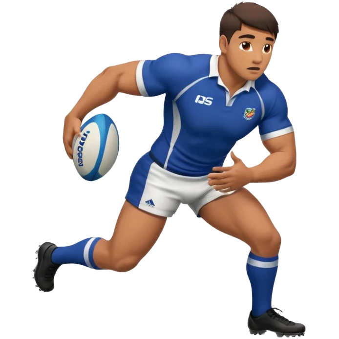 a rugby player turning over the ball at a breakdown emoji