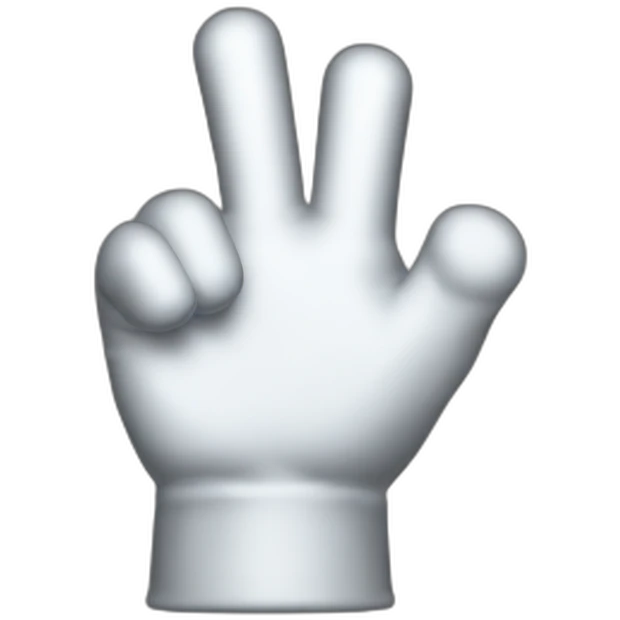 super mario white glove hand pointing emoji