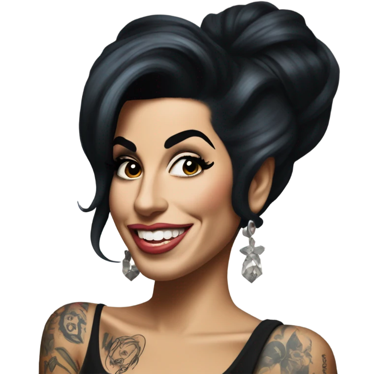 Amy winehouse smiling  emoji
