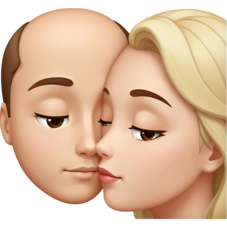 Forehead kiss emoji