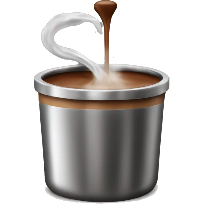 an alluminium moka pot emoji