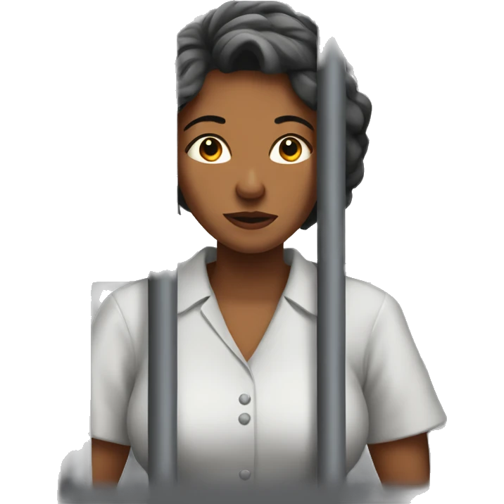 Woman in jail emoji