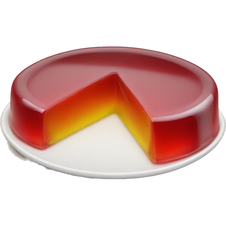 Jello on plate emoji