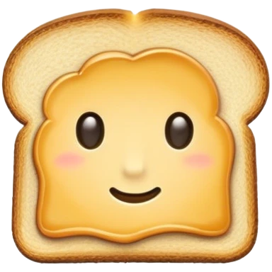 1 slice of toast emoji