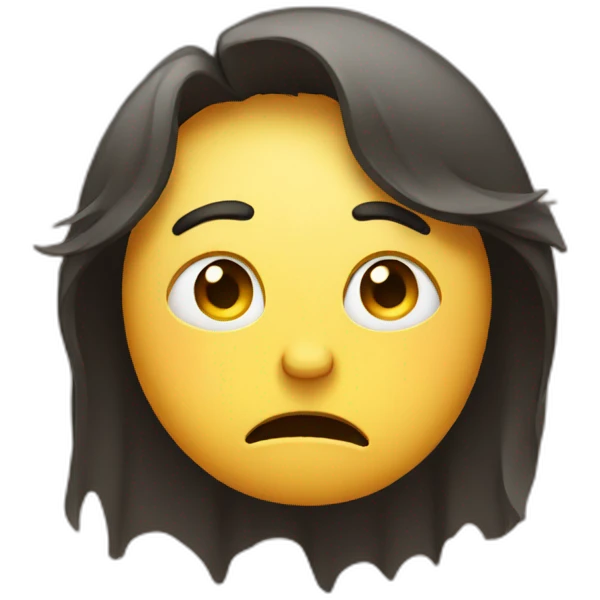 sad face emoji