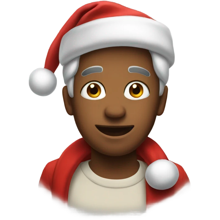 Celebrating Christmas emoji