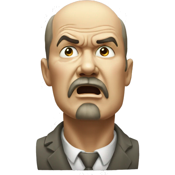 Vladimir Lenin in shock emoji
