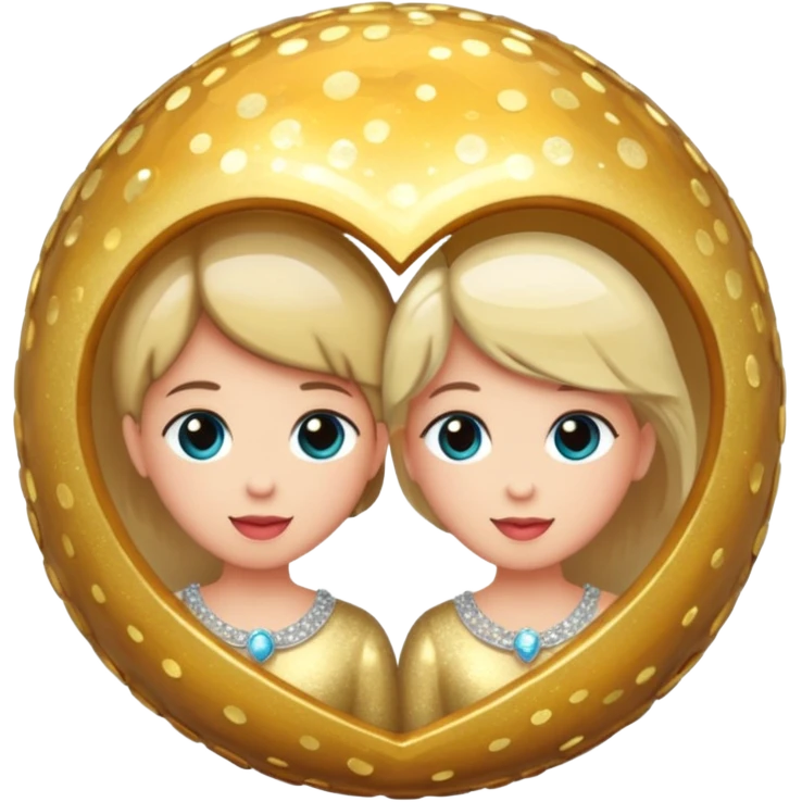 Traumkugel mit zwei Liebenden emoji