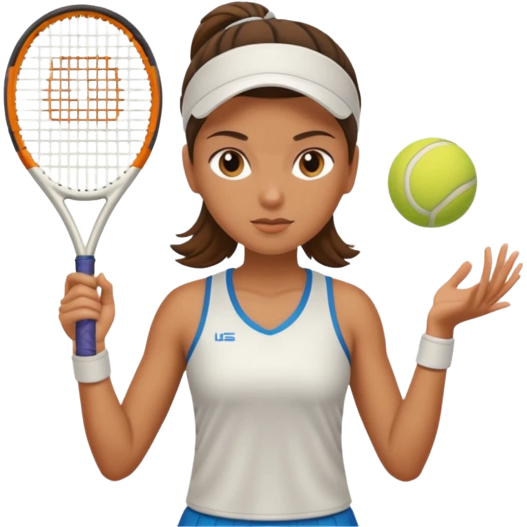 female tennis player emoji