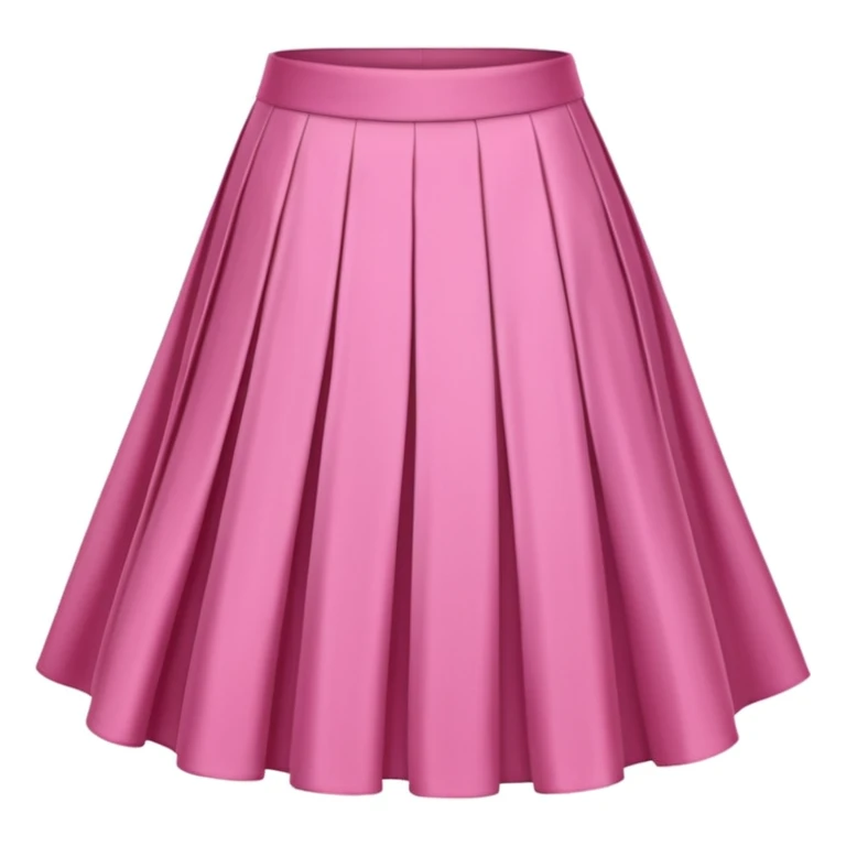 Pink skirt emoji