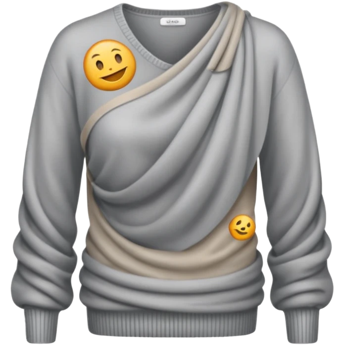 cashmere sweater grey emoji