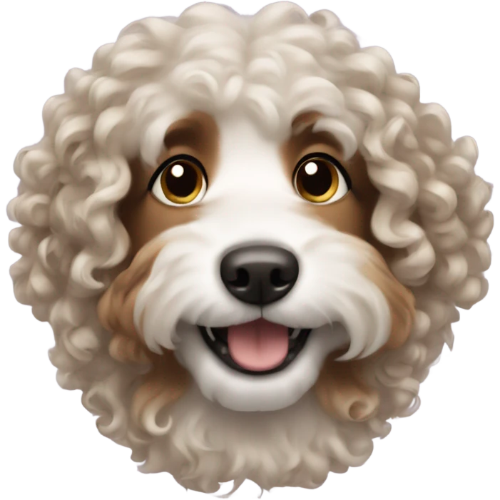 dog with curly hair emoji