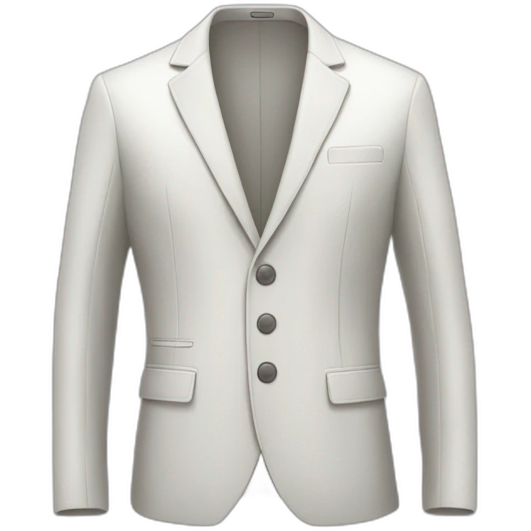 Jacket lapel on white background without the rest of the jacket  emoji