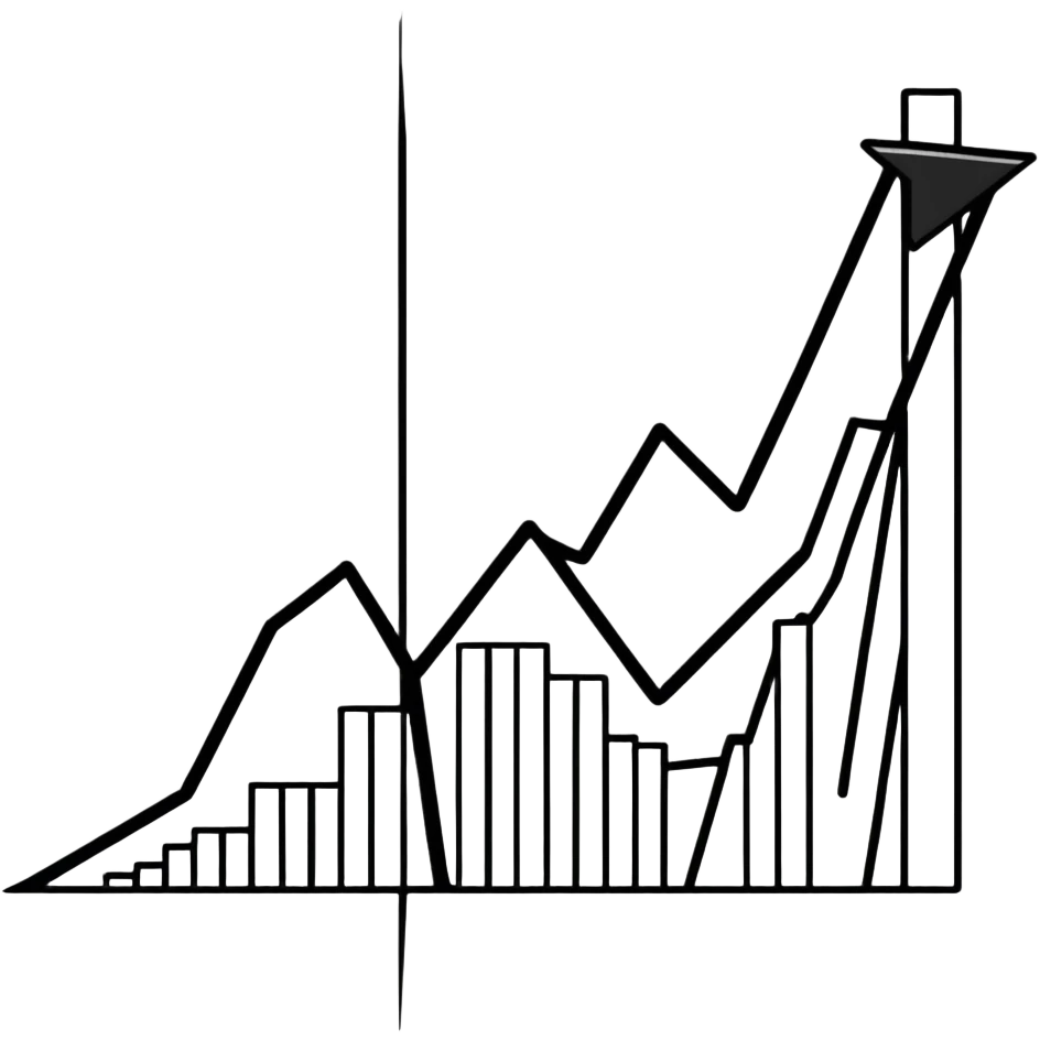graph showing decline with downward arrow emoji