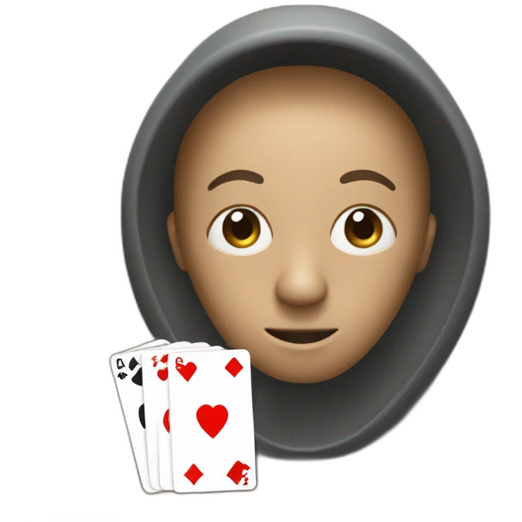 calssic emoji handing a uno reverse card emoji