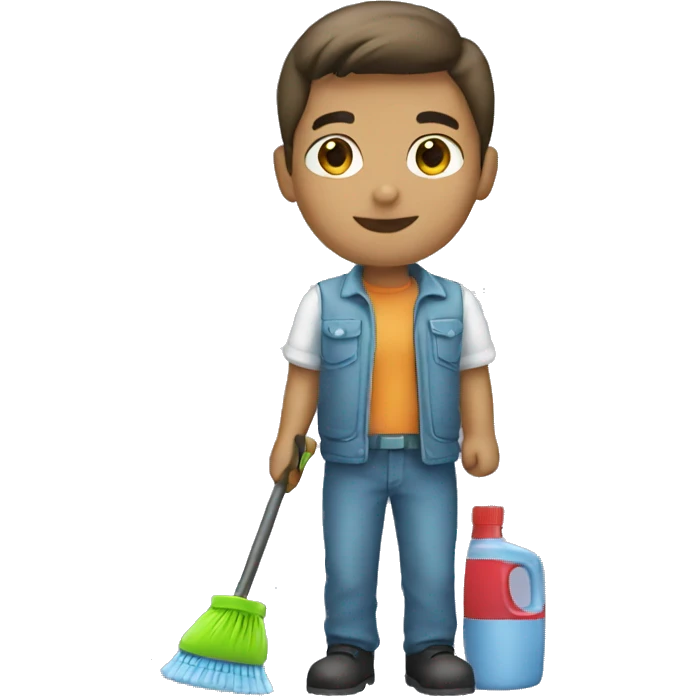 Pretty boy cleaner  emoji
