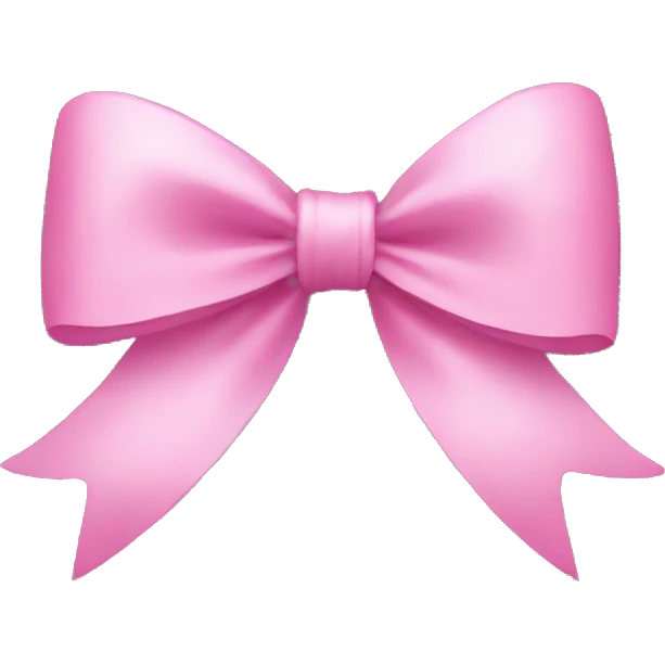 coquette bow emoji