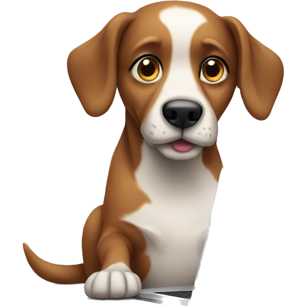 dog with laptop emoji