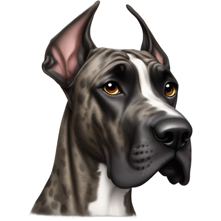 Brindle color, Great dane emoji