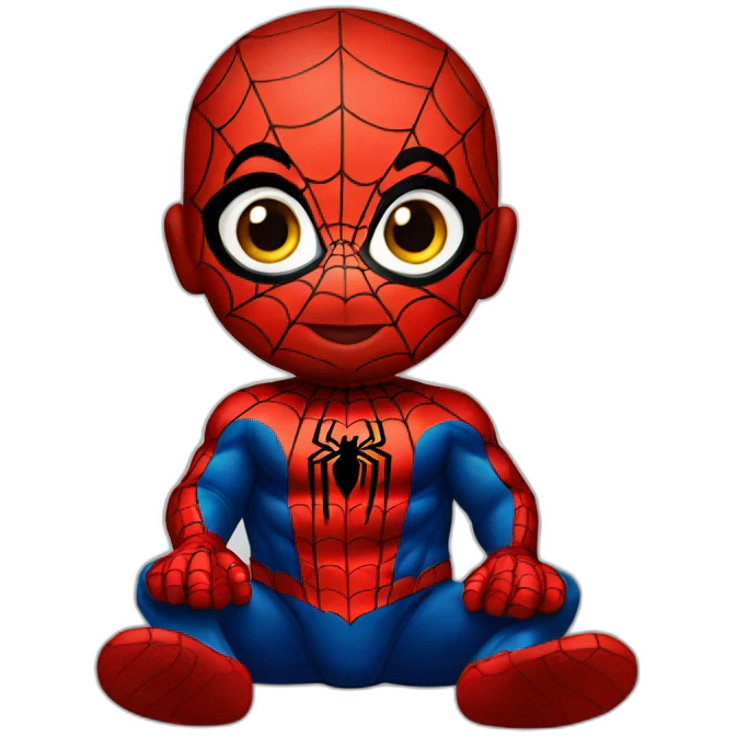 baby spiderman emoji