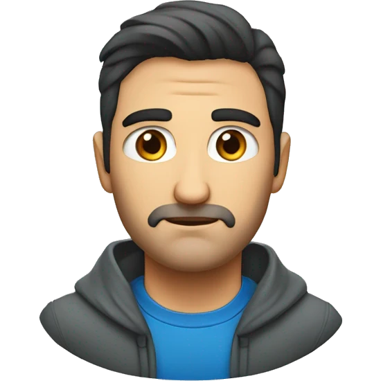 hombre rubio de ojos azules emoji