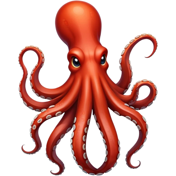 Giant octopus tentacle red emoji