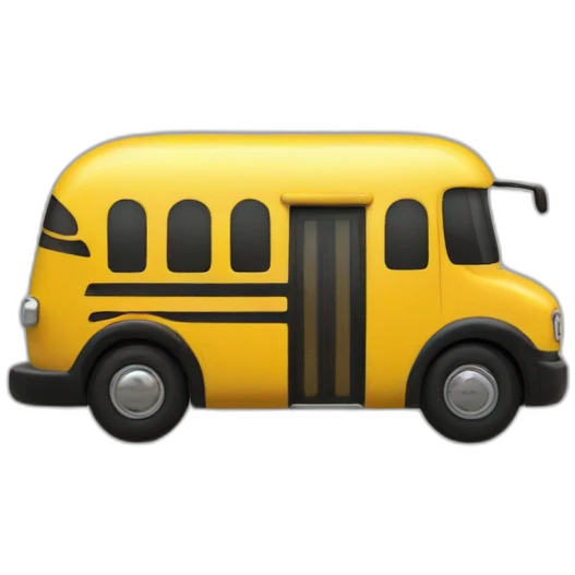 bee-shaped bus emoji